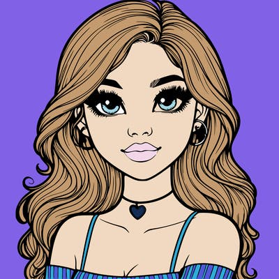 realistic pretty girl