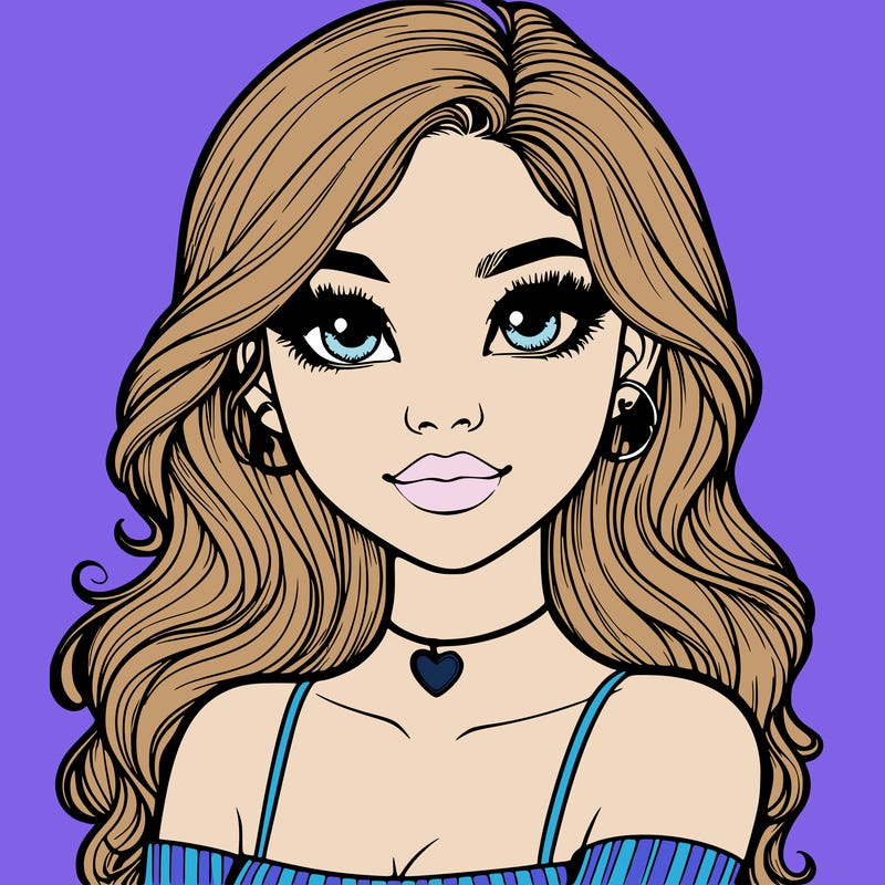 realistic pretty girl