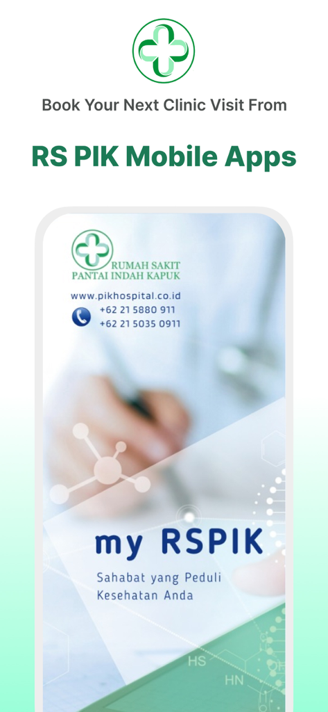 MyRSPIK - MyRSPIK mobile app splash screen for booking clinic visits