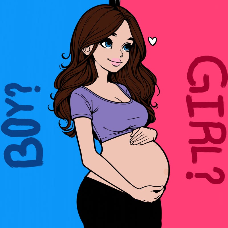 realistic pregnant girl