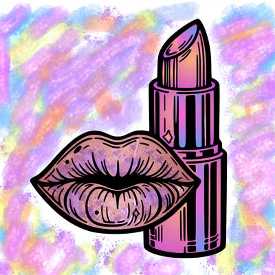lips and lipstick