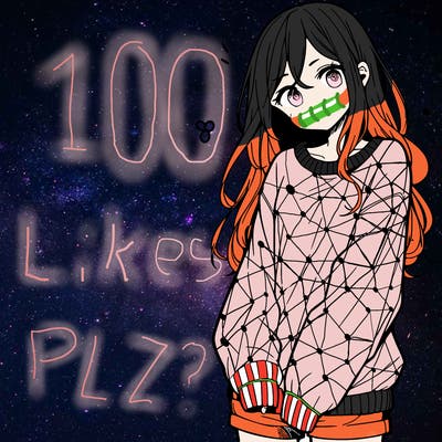 manga teen girl  in a sweater and baggy pants