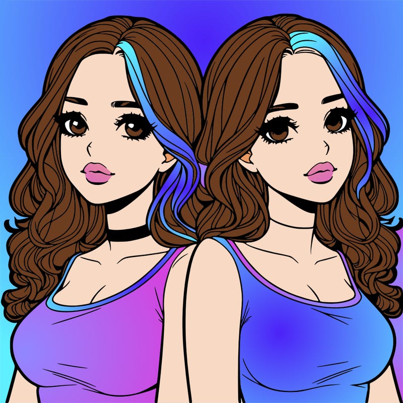 realistic twin sisters