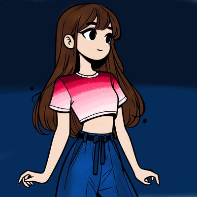 girl in a cute crop top