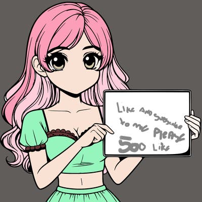 realistic pretty girl holding blank sign