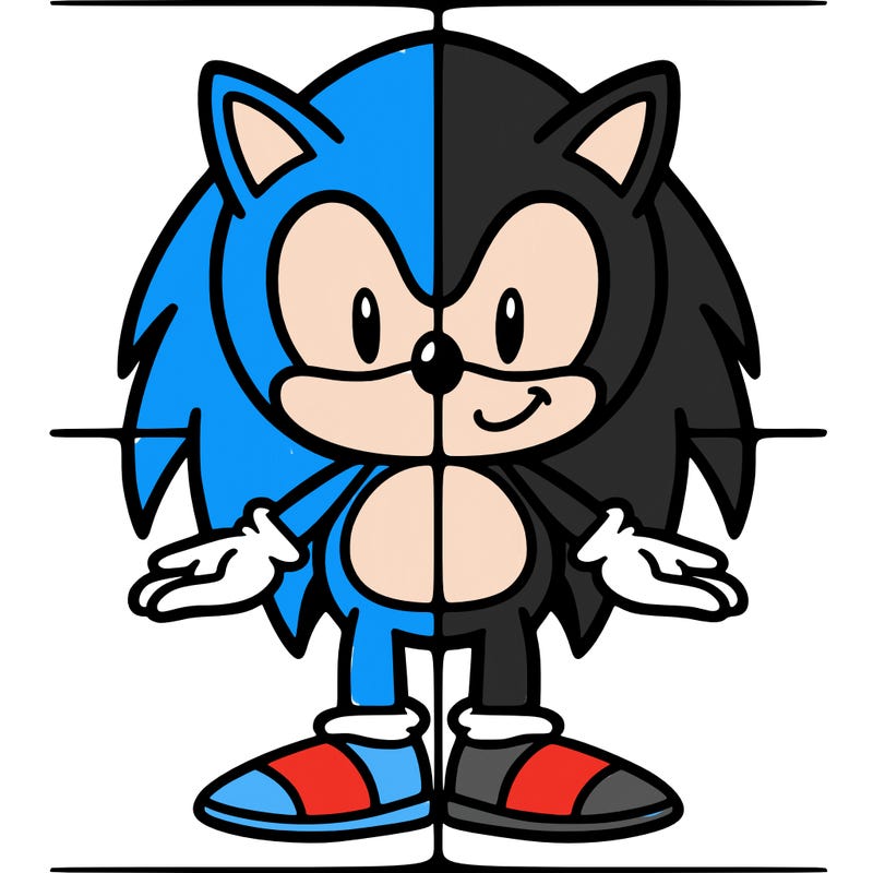 sonic split in to 4