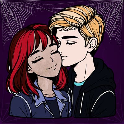 realistic girl and boy  love