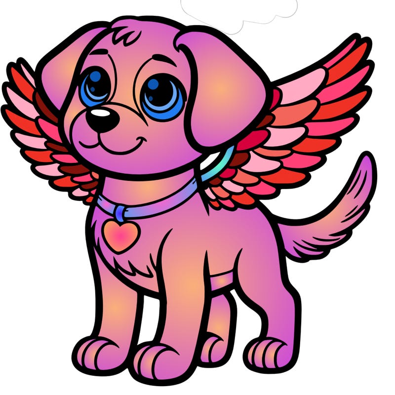dog with wings