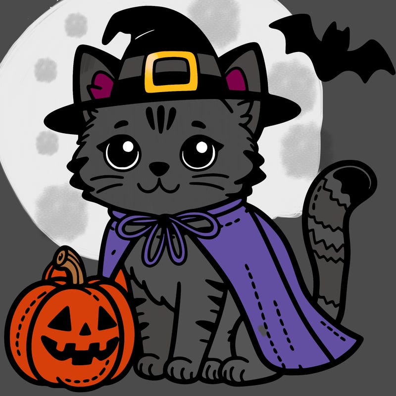 halloween cat