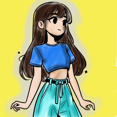 girl in a cute crop top