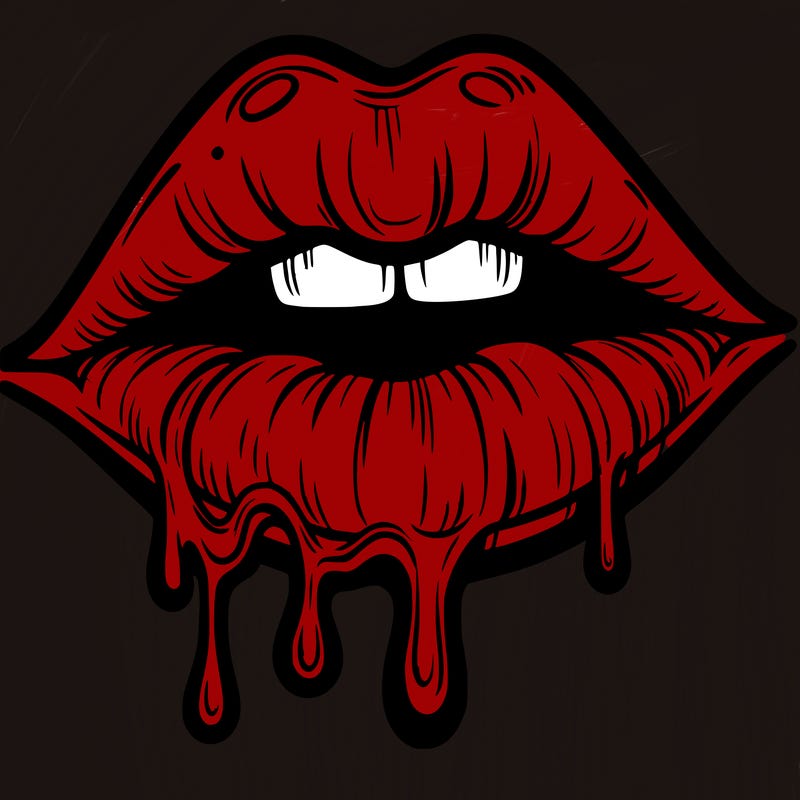 lips that look realistic and drip