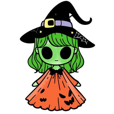 very easy halloween girl