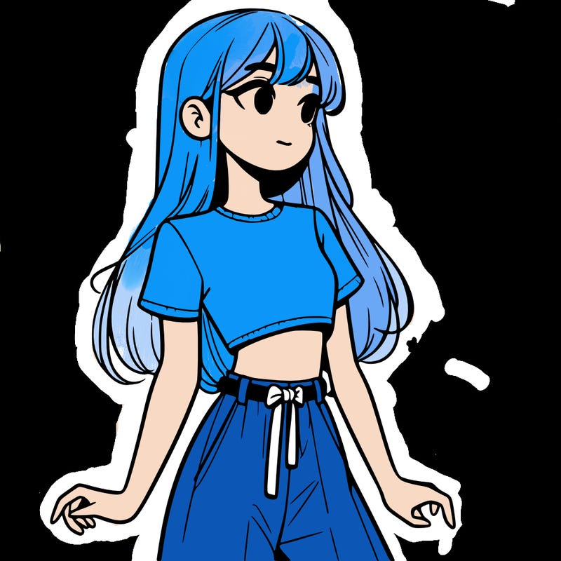 girl in a cute crop top