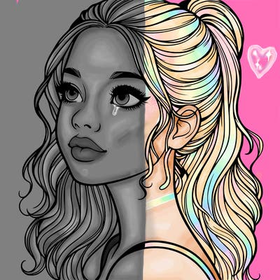 beautiful realistic girl