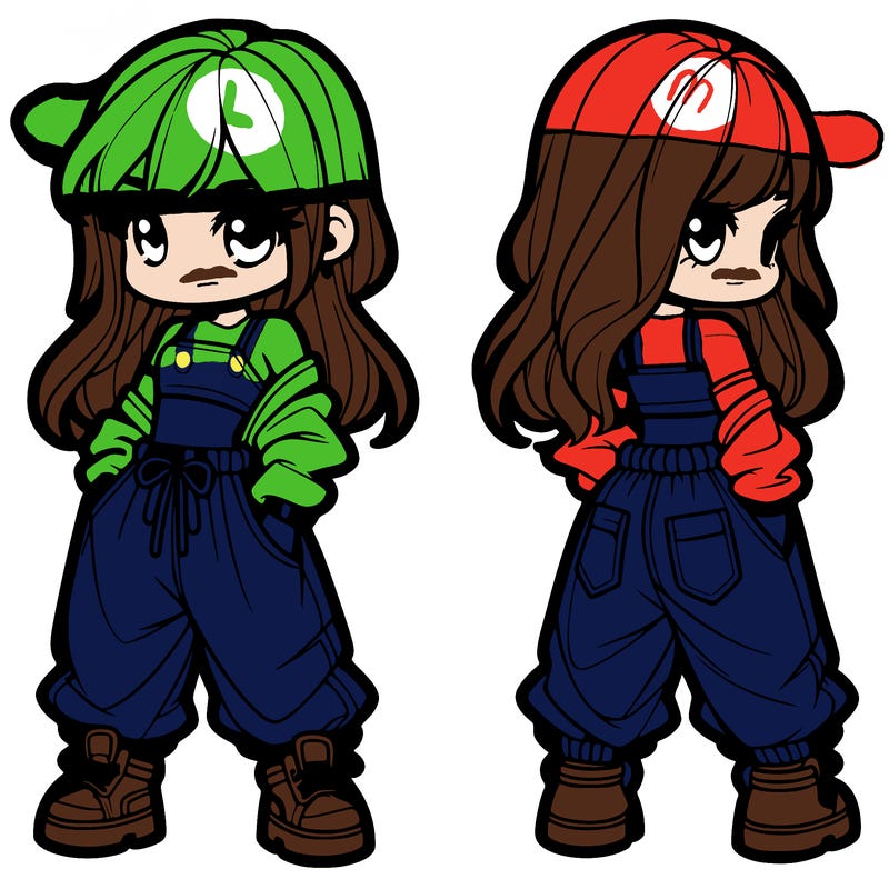 girl in crop top and baggy pants