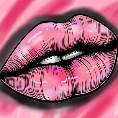 realistic lips