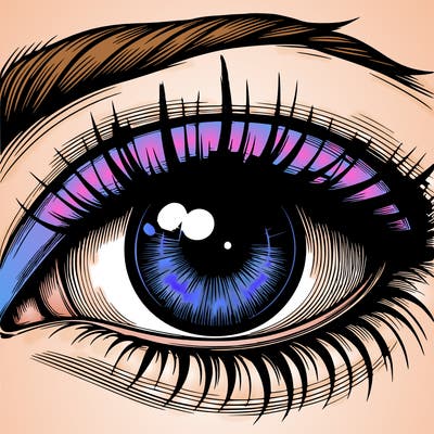 realistic eye