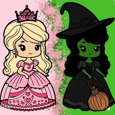 princess as a witch