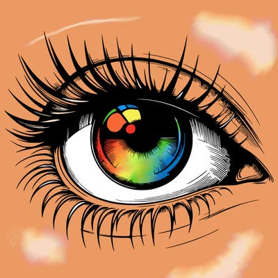 realistic eye