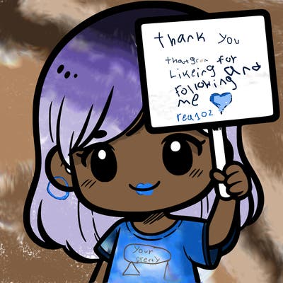 a girl holding up a blank sighn