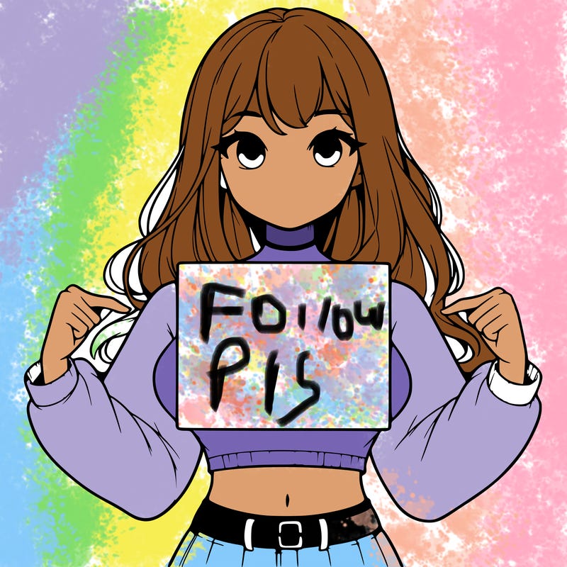 girl holding a blank sign in a long sleeve crop top