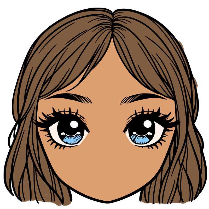 girls eyes and eyeshadow