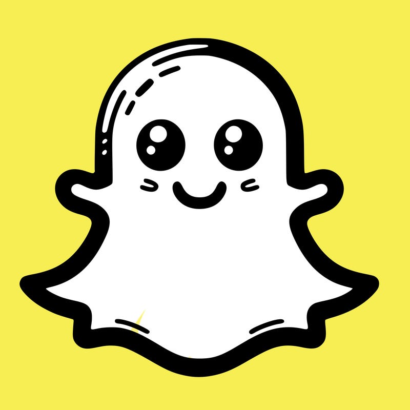 regular snapchat logo