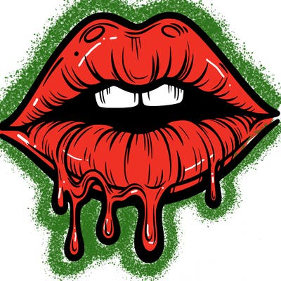 lips that look realistic and drip