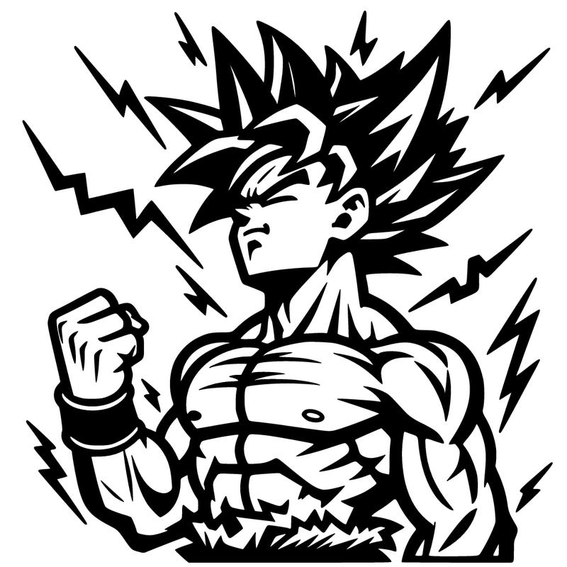 realistic goku going super saiyan3