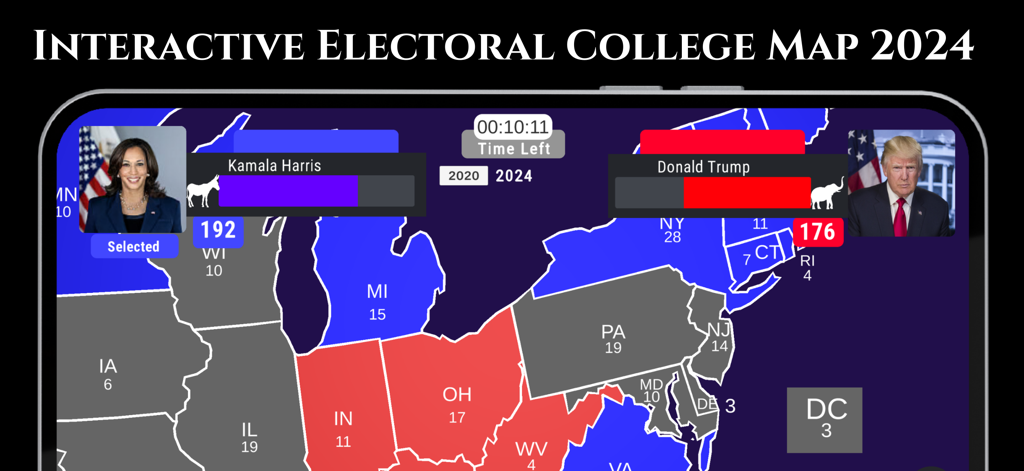 Election Day Map 2024 - News App | MWM