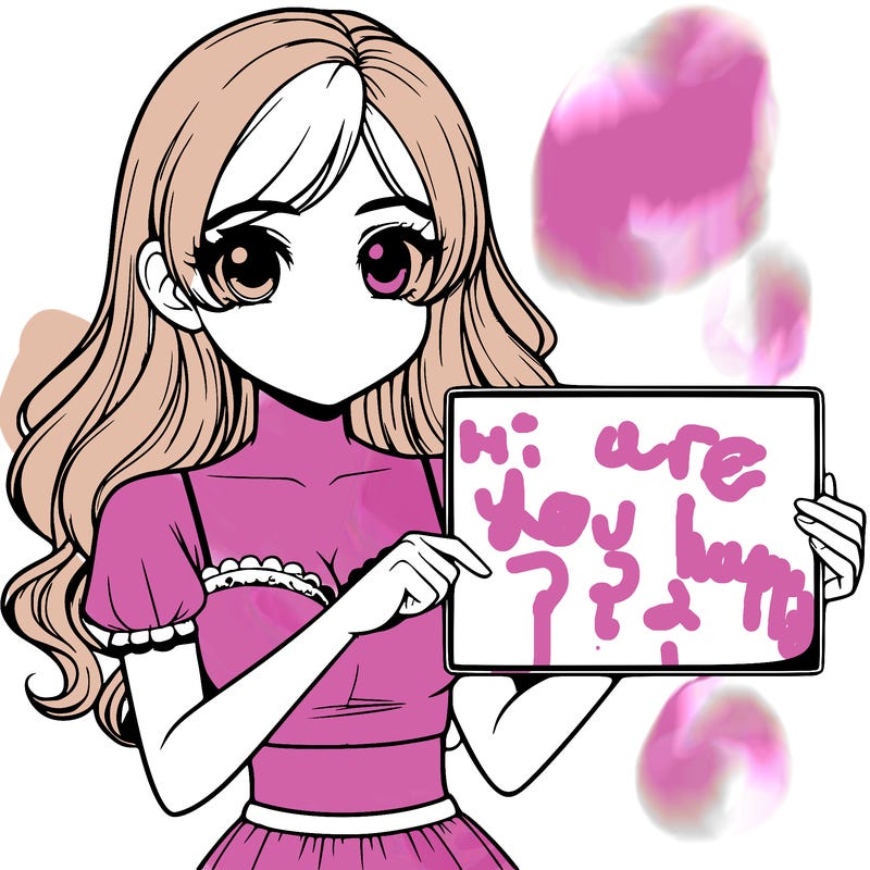 realistic pretty girl holding blank sign