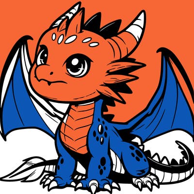 fierce baby night dragon