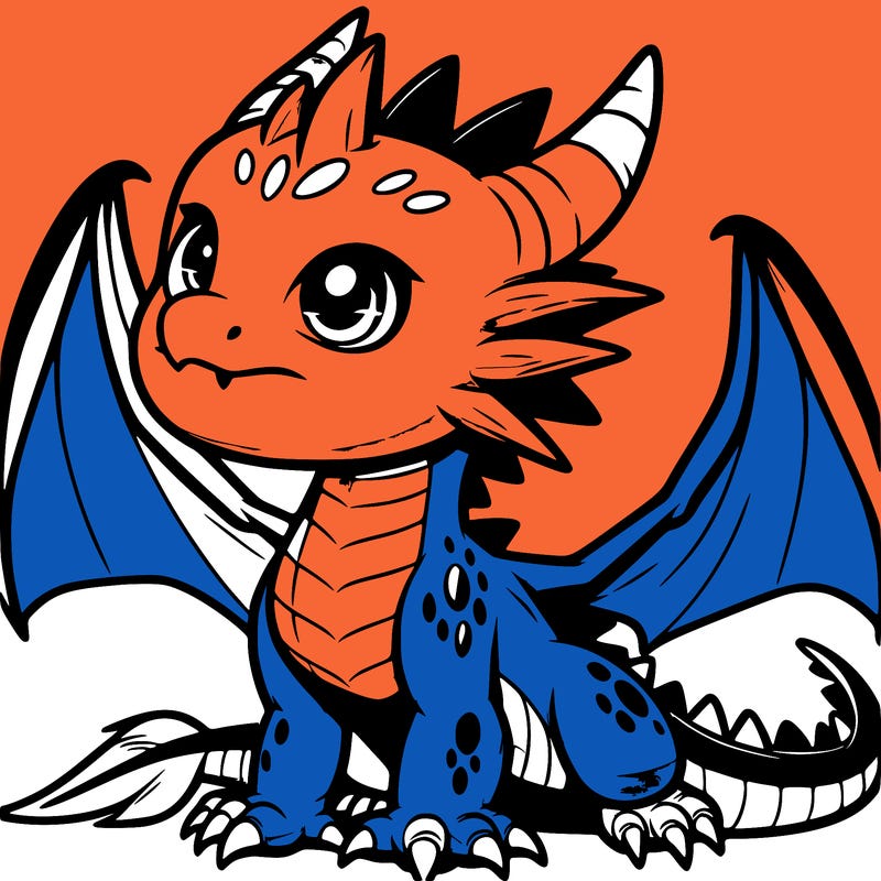 fierce baby night dragon