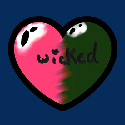 a blank heart