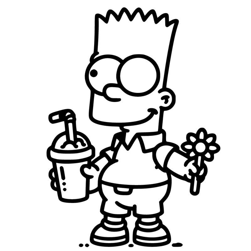 bart with drink
