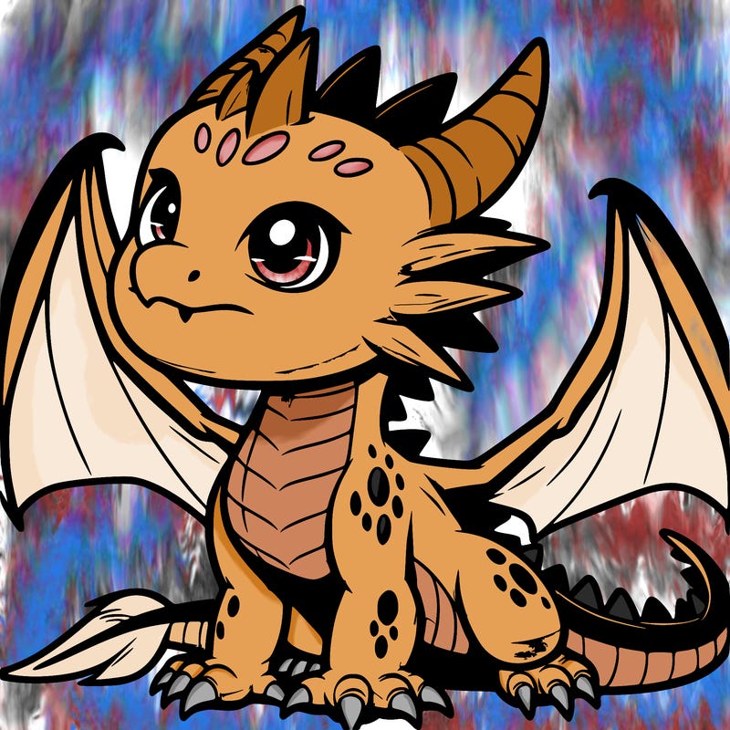 fierce baby night dragon