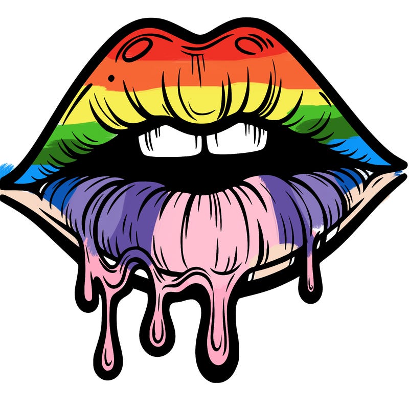 lips that look realistic and drip