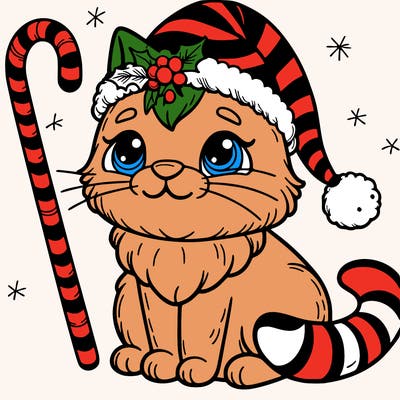 christmas cat