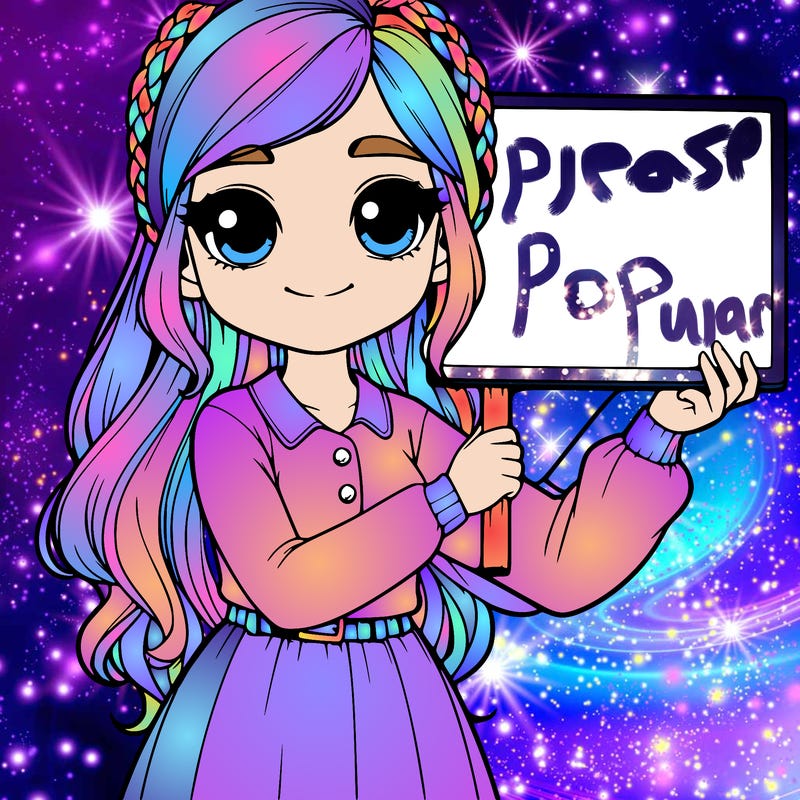 realistic girl holding up a sign