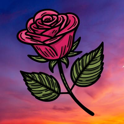 a single rose