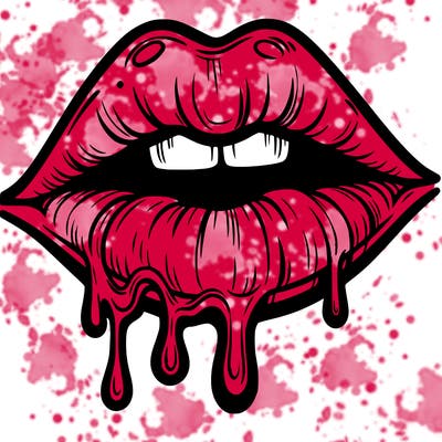 lips that look realistic and drip