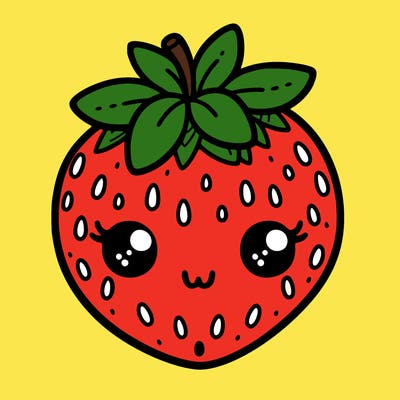 cute strawberry