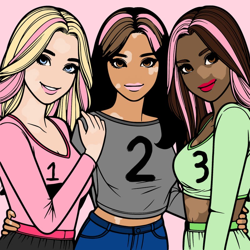 a realistic group of girls