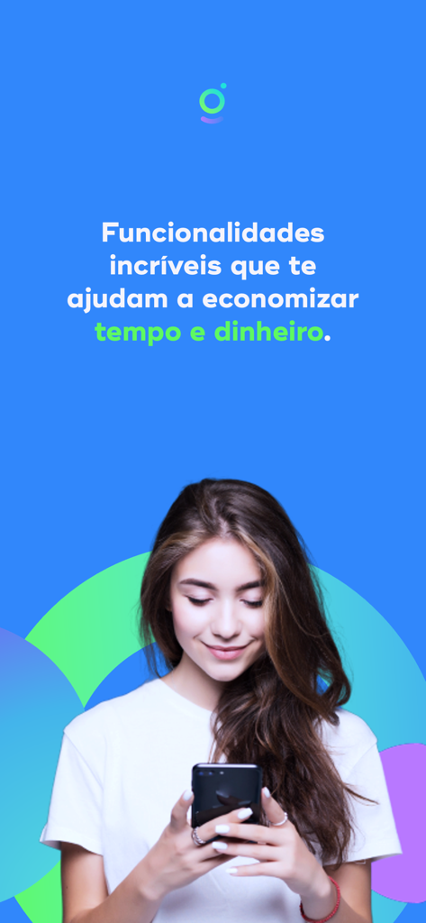 Uma profissional usando seu smartphone para gerenciar seu negócio com o aplicativo Gendo