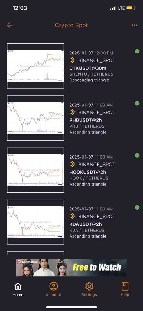 AI Chart Pattern Scanner - Utilities App | MWM
