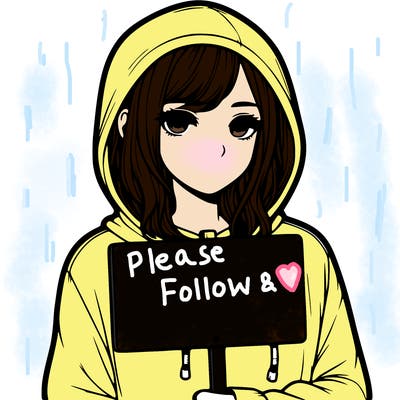 realistic girl with shoulder length hair wearing a hoodie holding a sign