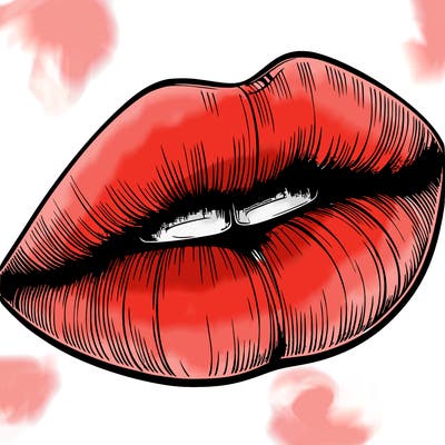 realistic lips
