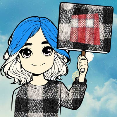 realistic girl holding up a sign