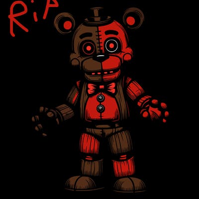 creepy bear animatronic