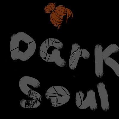 realistic girl jumping with a bun and oversized sweatshirt